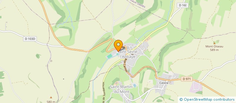 localisation de l'entreprise SCM DE LA FONTAINE à SAINT-SEINE-L'ABBAYE