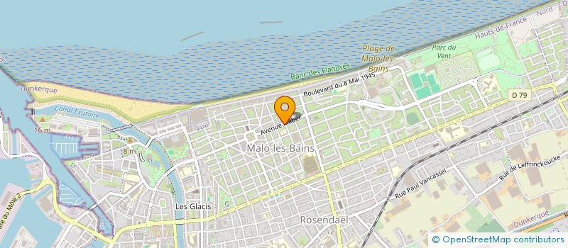 localisation de l'entreprise SCM DE LA FREGATE à DUNKERQUE