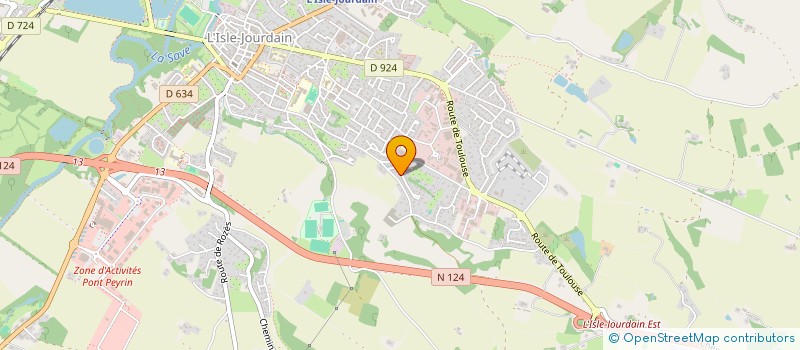 localisation de l'entreprise SCM DE LA GALICE  L'ISLE-JOURDAIN