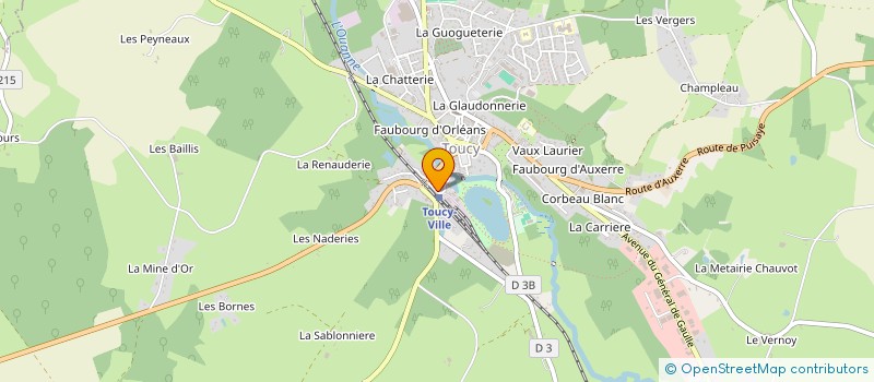 localisation de l'entreprise SCM DE LA GARE à TOUCY