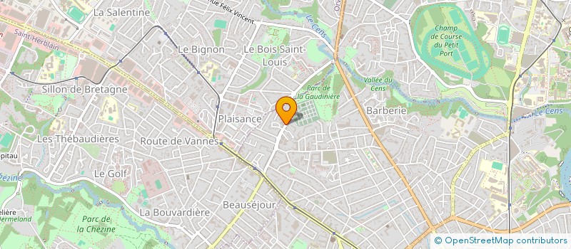 localisation de l'entreprise SCM DE LA GAUDINIERE à NANTES