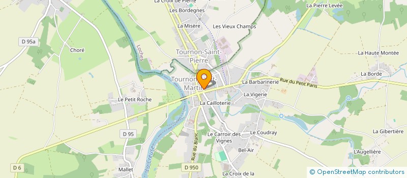 localisation de l'entreprise SCM DE LA HUPPE à TOURNON-SAINT-MARTIN