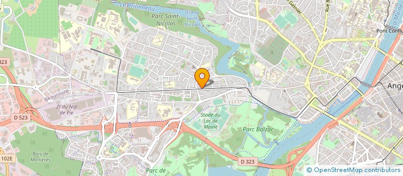 localisation de l'entreprise SCM DE LA LANDE à ANGERS