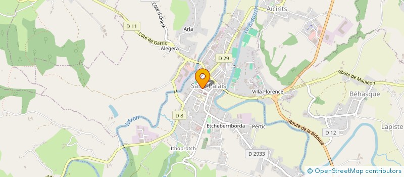 localisation de l'entreprise SCM DE LA MADELEINE  AICIRITS-CAMOU-SUHAST