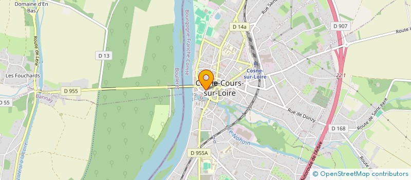 localisation de l'entreprise SCM DE LA MAISON MEDICALE à COSNE-COURS-SUR-LOIRE