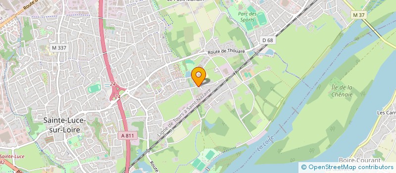 localisation de l'entreprise SCM DE LA MINAIS  SAINTE-LUCE-SUR-LOIRE