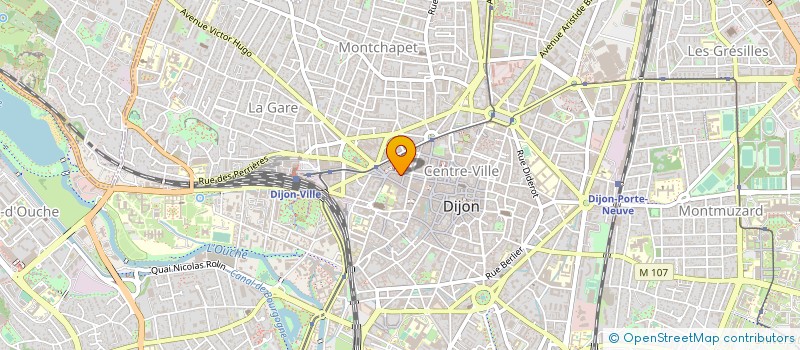 localisation de l'entreprise SCM DE LA PORTE GUILLAUME  DIJON