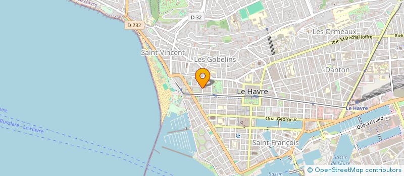 localisation de l'entreprise SCM DE LA PORTE OCEANE à LE HAVRE