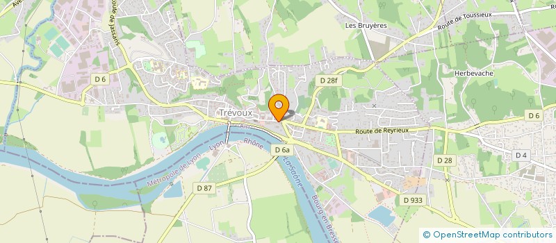 localisation de l'entreprise SCM DE LA PRINCIPAUTE à TREVOUX