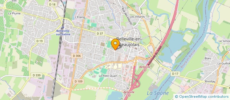 localisation de l'entreprise SCM DE LA REPUBLIQUE  BELLEVILLE-EN-BEAUJOLAIS