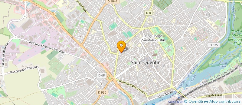 localisation de l'entreprise SCM DE LA RUE CHANTRELLE à SAINT-QUENTIN