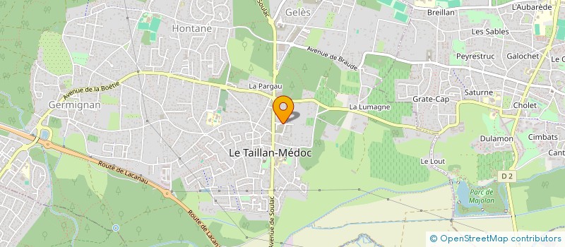 localisation de l'entreprise SCM DE LA SABLIERE à LE TAILLAN-MEDOC