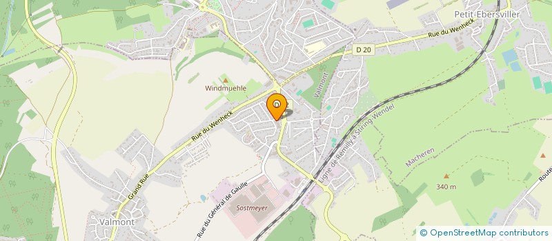 localisation de l'entreprise SCM DE LA SOURCE  VALMONT