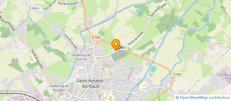 localisation de l'entreprise SCM DE LA TOUR  SAINT-AMAND-LES-EAUX