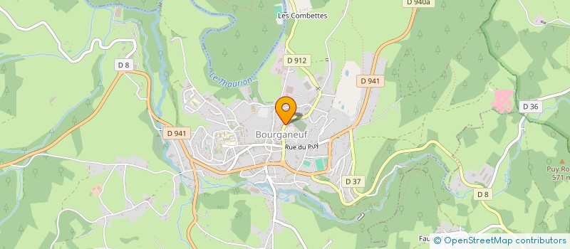 localisation de l'entreprise SCM DE LA TOUR ZIZIM à BOURGANEUF