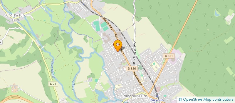 localisation de l'entreprise SCM DE LA VALLEE DE L EURE  PACY-SUR-EURE
