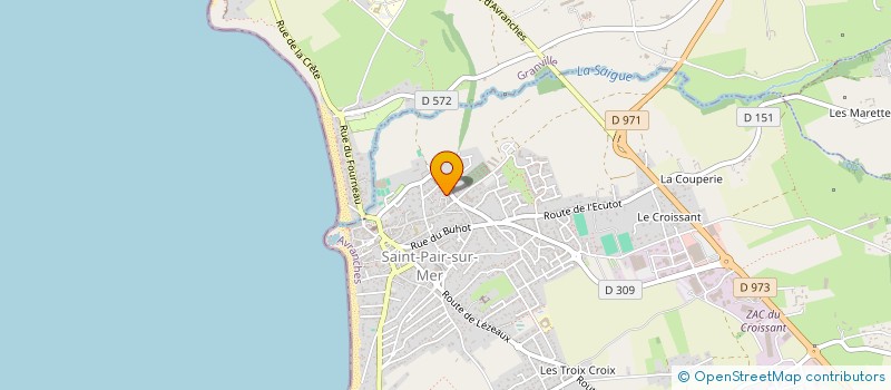 localisation de l'entreprise SCM DE LA VIGIE à SAINT-PAIR-SUR-MER