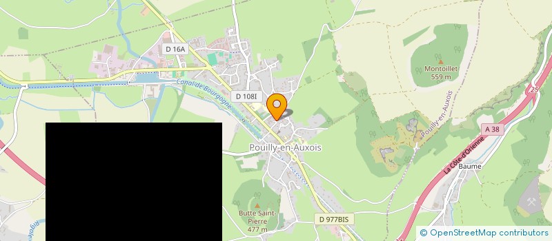 localisation de l'entreprise SCM DE LA VOUTE  POUILLY-EN-AUXOIS