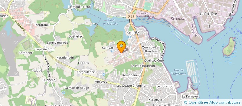 localisation de l'entreprise SCM DE LANVEUR  LARMOR-PLAGE