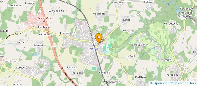 localisation de l'entreprise SCM DE LESBIN  GESTEL