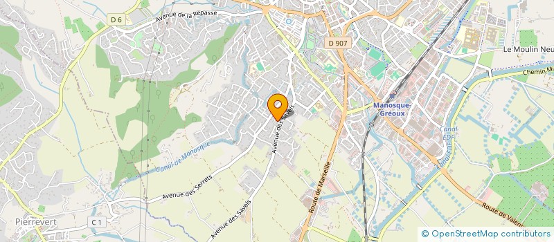 localisation de l'entreprise SCM DE MEDECINS ANESTHESISTES DE TOUTES AURES à MANOSQUE