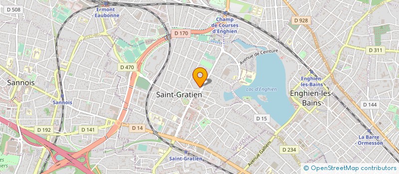 localisation de l'entreprise SCM DE MEDECINS DU PARC DE SAINT GRATIEN  SAINT-GRATIEN