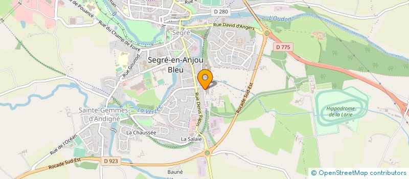 localisation de l'entreprise SCM DE MEDECINS JEAN CHARCOT à SEGRE-EN-ANJOU BLEU