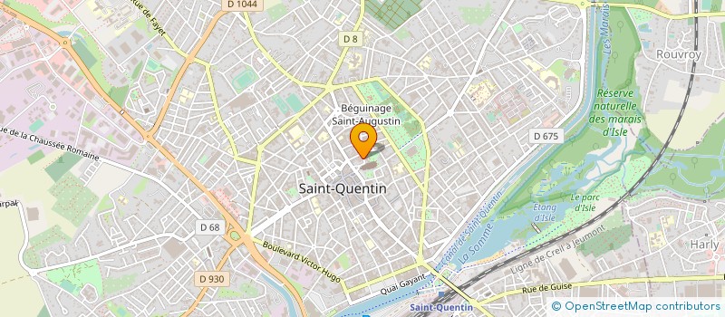 localisation de l'entreprise SCM DE REEDUCATION DE L HOTEL DE VILLE à SAINT-QUENTIN