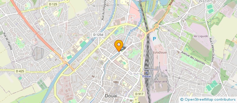 localisation de l'entreprise SCM DE REEDUCATION DU DOUAISIS à DOUAI