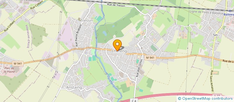 localisation de l'entreprise SCM DE RIBAS FACON  ANSTAING