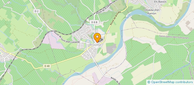 localisation de l'entreprise SCM DE SOINS INFIRMIERS  BANNABONG  BROUILLA