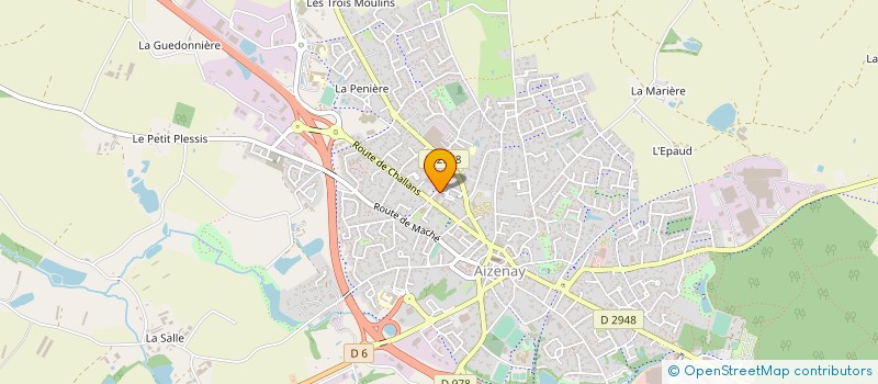 localisation de l'entreprise SCM DE VILLENEUVE à AIZENAY