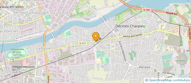 localisation de l'entreprise SCM DECI-DENT  DECINES-CHARPIEU