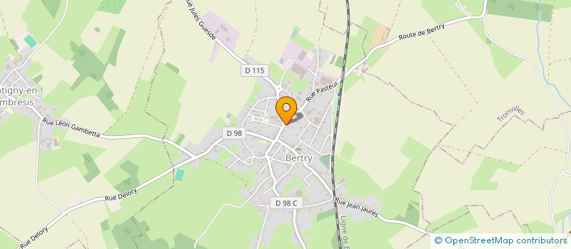 localisation de l'entreprise SCM DELABRE BEAUREPAIRE CAPELLE ...  BERTRY