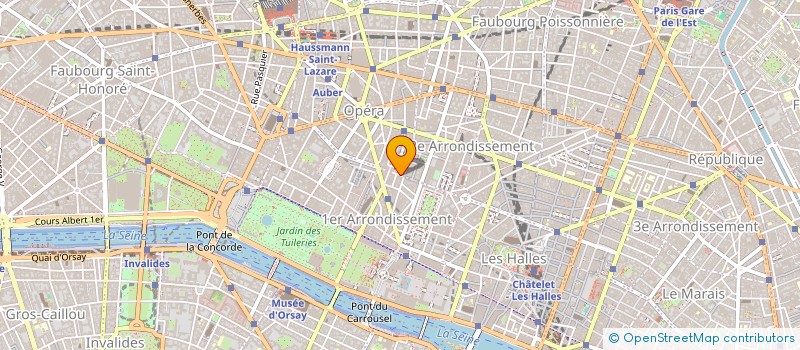 localisation de l'entreprise SCM DELCROS PEYRICAL MIROUSE à PARIS