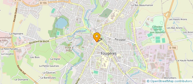 localisation de l'entreprise SCM DELLA VEDOVA MESSAGER COIRRE  FOUGERES