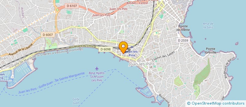 localisation de l'entreprise SCM DELLAVALLE NORMAND VIVONA à ANTIBES
