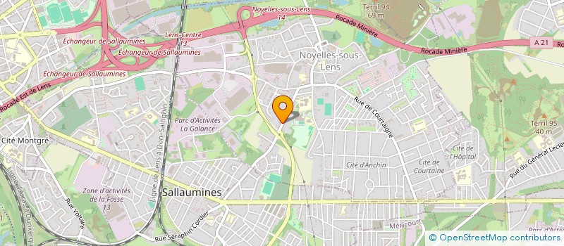 localisation de l'entreprise SCM DELOMEL ZAJAC  NOYELLES-SOUS-LENS