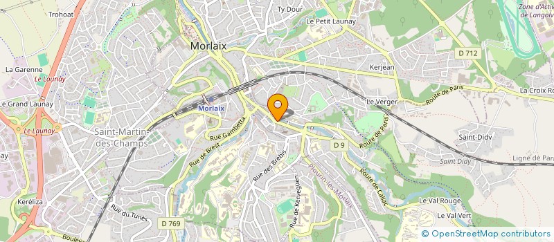 localisation de l'entreprise SCM DEMAN - BESSON - PINVIDIC - BEBIN à MORLAIX