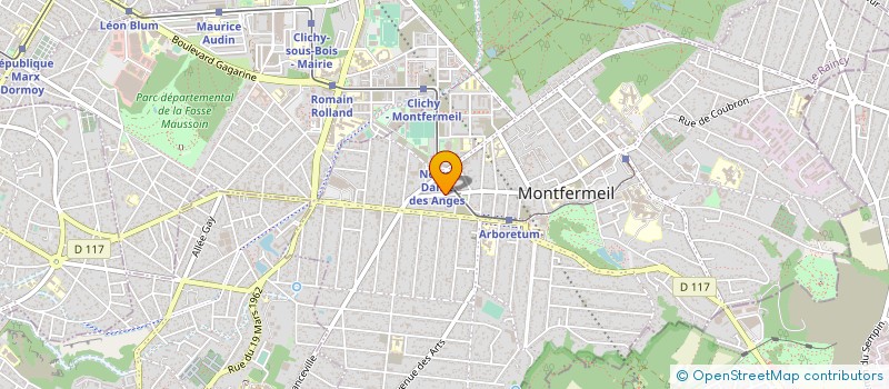 localisation de l'entreprise SCM DEMESY-LAPORTERIE à MONTFERMEIL