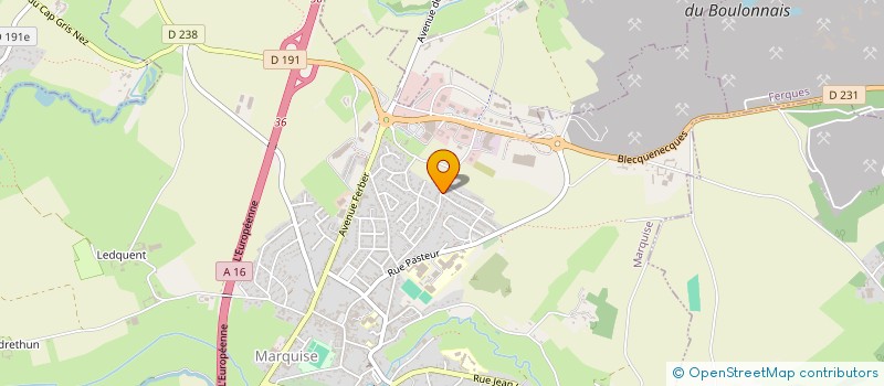 localisation de l'entreprise SCM DEN'TERRE DES 2 CAPS à MARQUISE