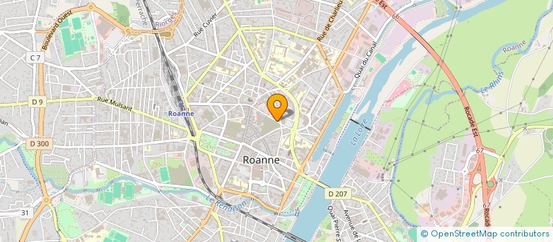 localisation de l'entreprise SCM DENARIE - JANOURA  ROANNE