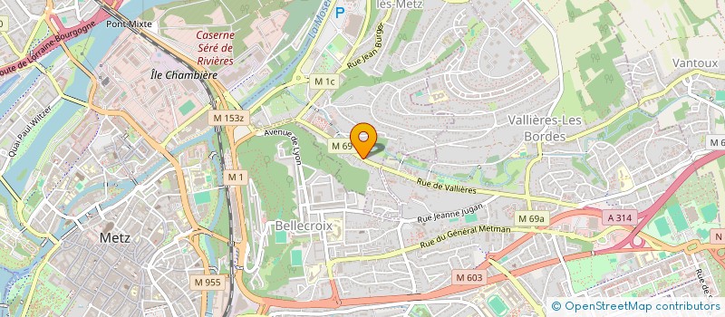 localisation de l'entreprise SCM DENAY-YOON  SAINT-JULIEN-LES-METZ