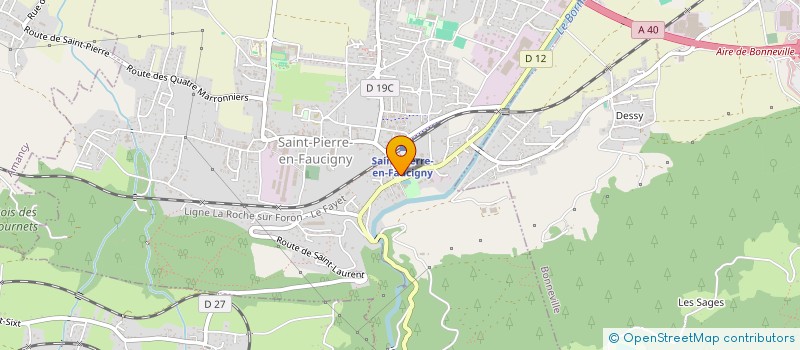 localisation de l'entreprise SCM DENNETIERE ET AGOSTA  SAINT-PIERRE-EN-FAUCIGNY