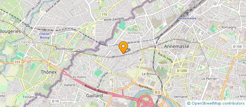 localisation de l'entreprise SCM DENT OPHT  GAILLARD