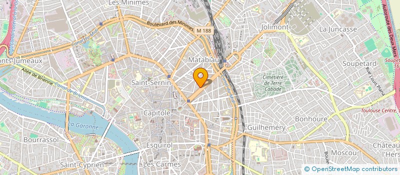localisation de l'entreprise SCM DENTAGESTION à TOULOUSE