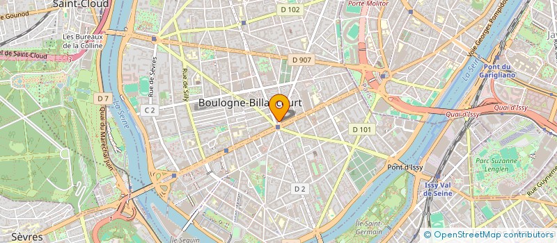 localisation de l'entreprise SCM DENTAIRE ARIELLE JEANNE à BOULOGNE-BILLANCOURT