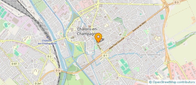 localisation de l'entreprise SCM DENTAIRE CARNOT à CHALONS-EN-CHAMPAGNE