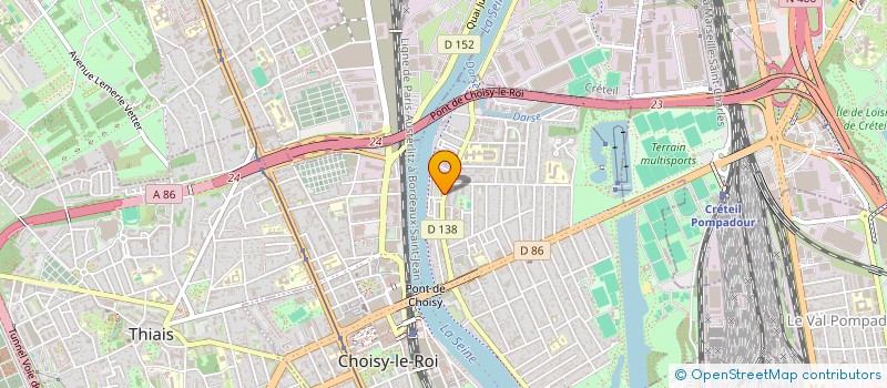 localisation de l'entreprise SCM DENTAIRE CHOISY à CHOISY-LE-ROI