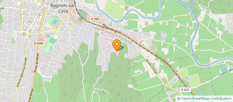 localisation de l'entreprise SCM DENTAIRE DE BERRET à BAGNOLS-SUR-CEZE